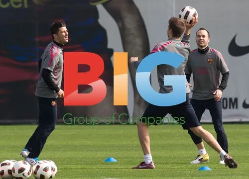 Barcelona Team Training Session