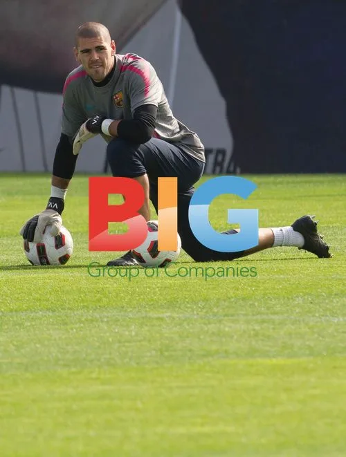 Barcelona Team Training Session