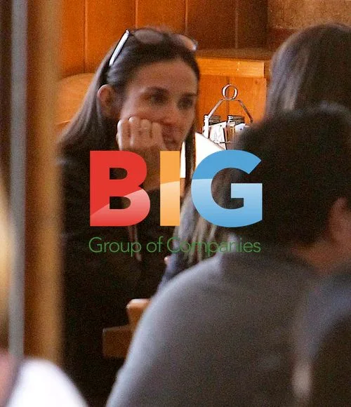 Demi Moore spotted in Brentwood