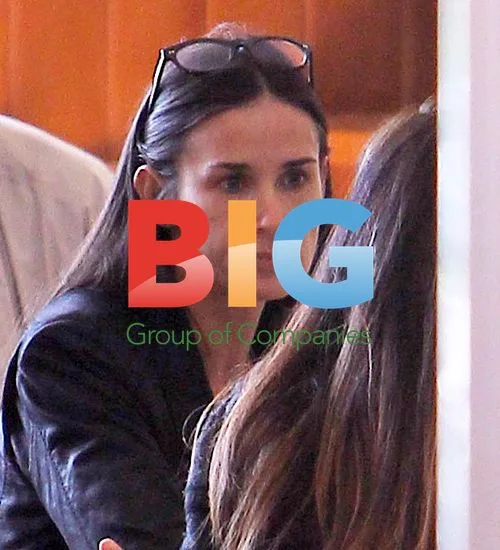 Demi Moore spotted in Brentwood