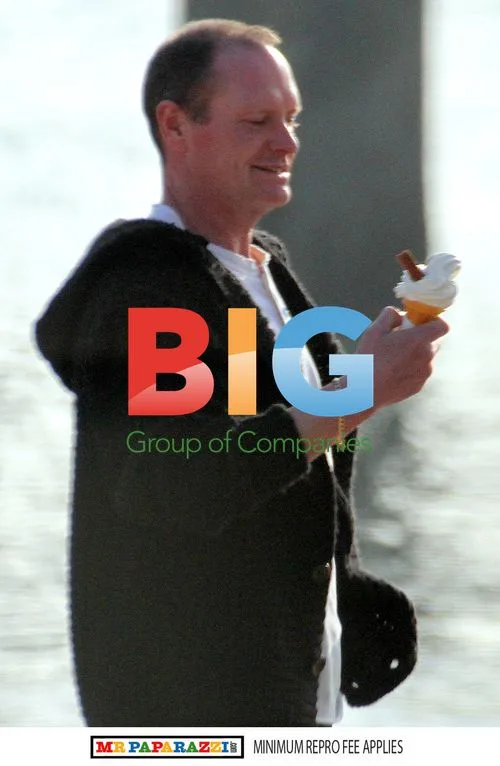 Paul Gascoigne Eating Ice Cream on Bournemouth Beach