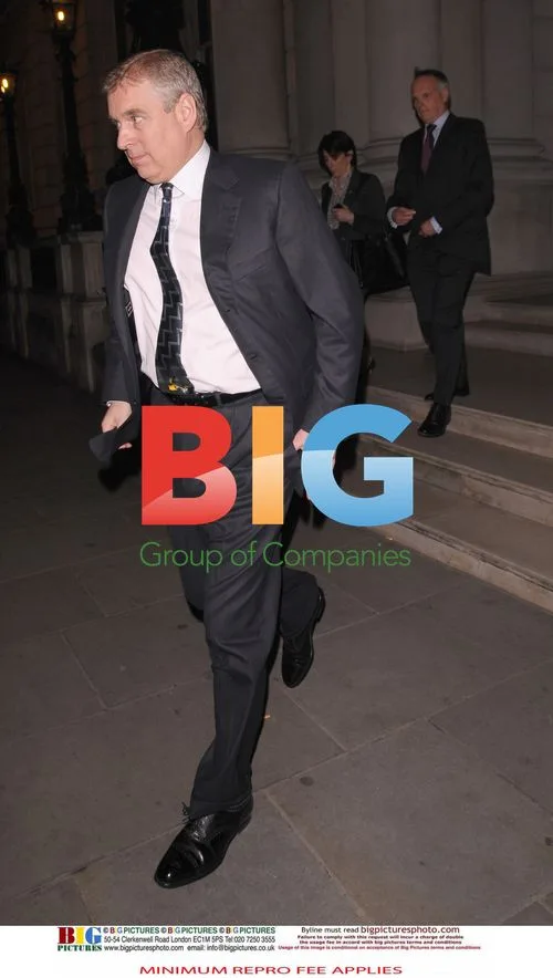Prince Andrew Visits HSBC Bank