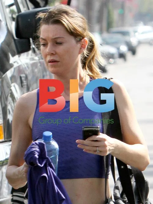 Ellen Pompeo after workout in Beverly Hills