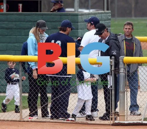 Britney Spears at Son's Little League Game