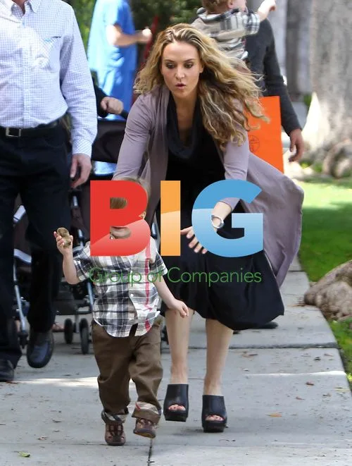 Brooke Mueller & Sons Lunch in Beverly Hills