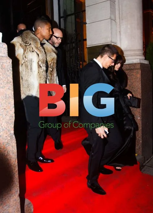 Pharrell, Gabbana, Dolce and Bellucci at D&G Dinner