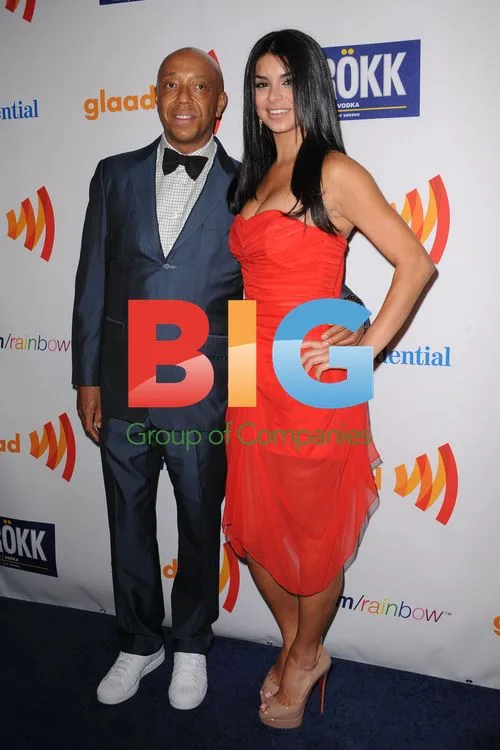 Russell Simmons and Rima Fakih at Glaad Media Awards