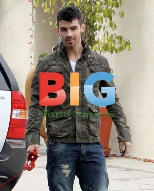 Joe Jonas Walks Dog in Beverly Hills