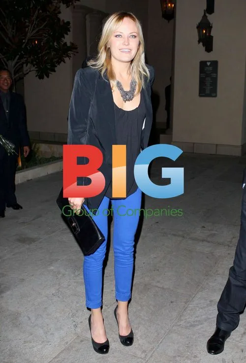 Malin Akerman Leaves Bouchon Bistro