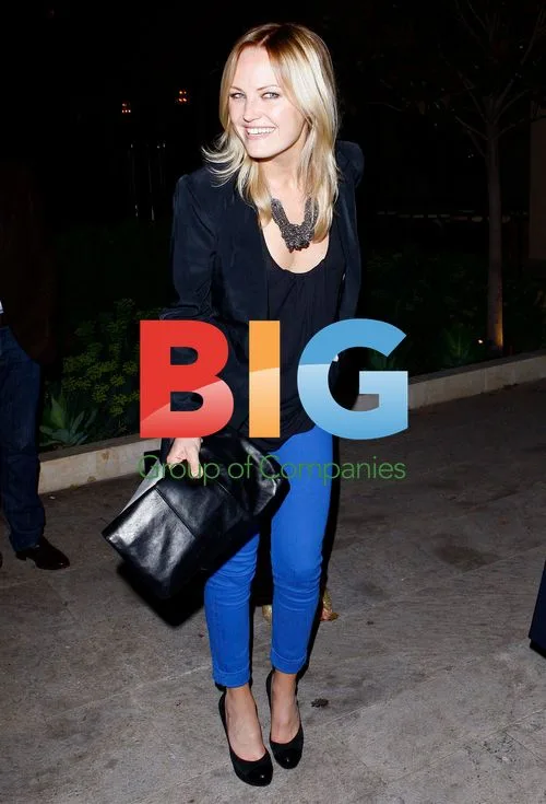 Malin Akerman Leaves Bouchon Bistro