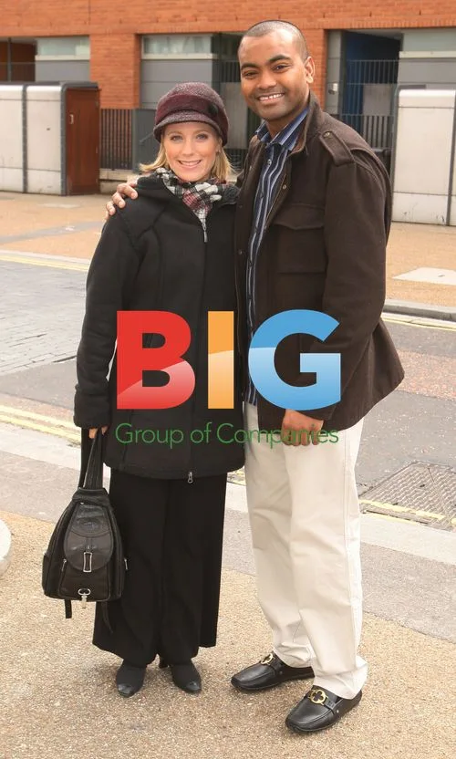 Johnson Beharry leaves ITV studios, London