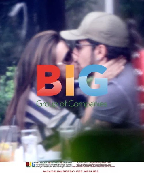 Eva Longoria and Eduardo Cruz Kiss at Chateau Marmont