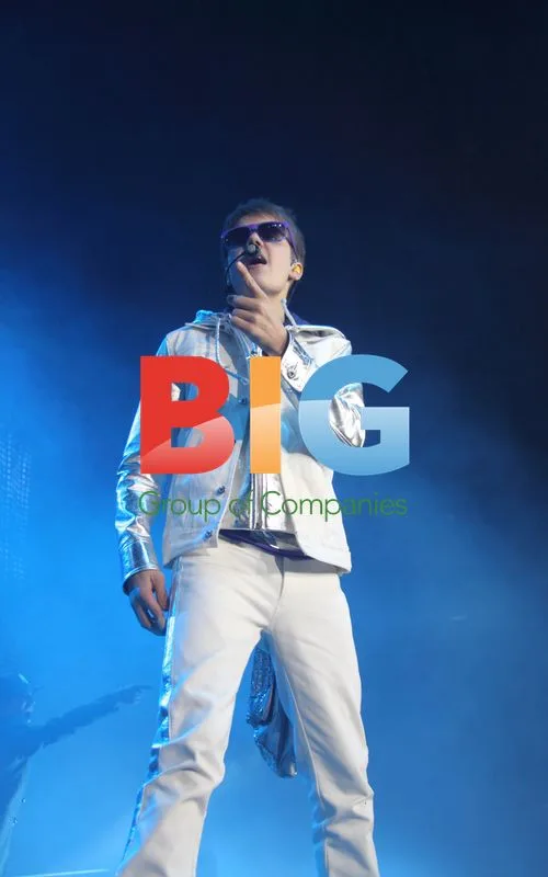 Justin Bieber Performing in Manchester