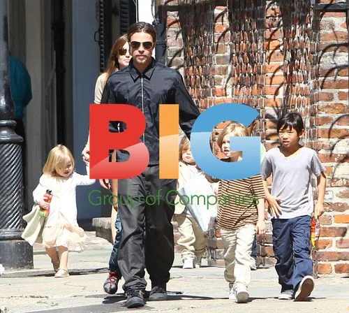 Brad Pitt and Angelina Jolie with 6 kids