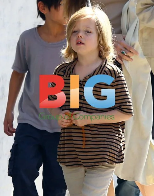 Brad Pitt and Angelina Jolie with Kids in New Orleans