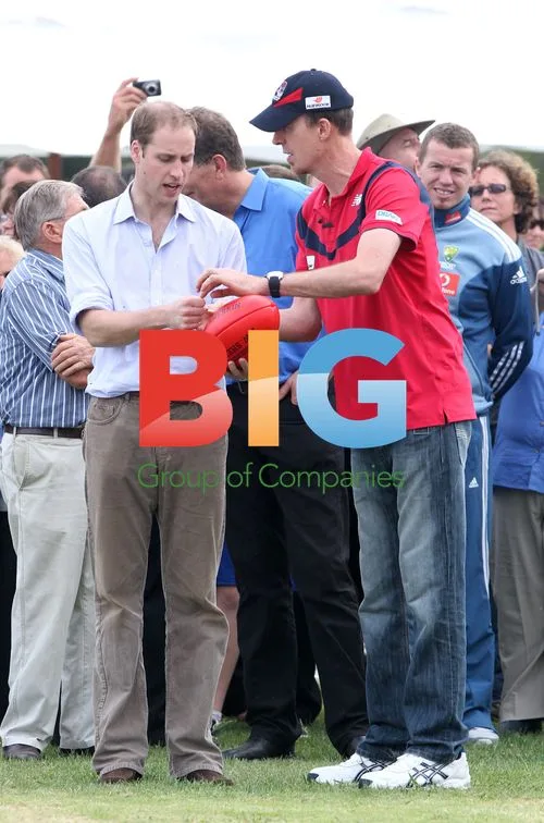 Prince William at Disaster Tour in Australia