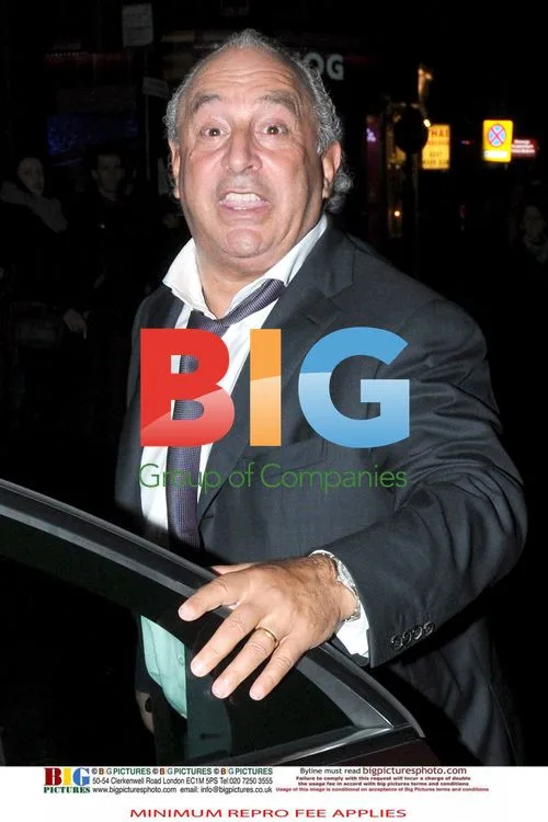 Sir Philip Green Leaving London Nightclub