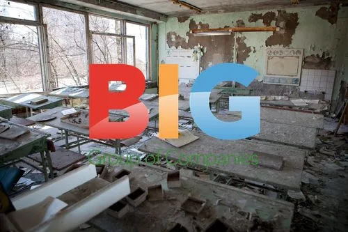Chernobyl School After Nuclear Accident