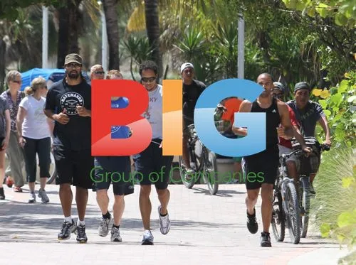 David Haye and Craig David Exercise in Miami