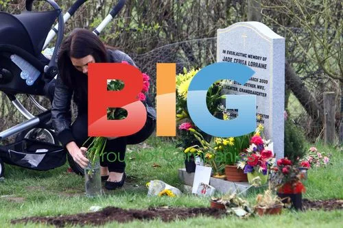 Jade Goody's Grave Anniversary