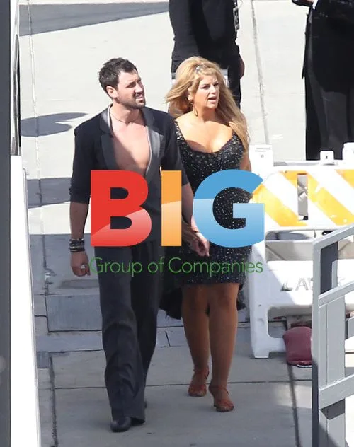 Maksim and Kristie at DWTS Rehearsal