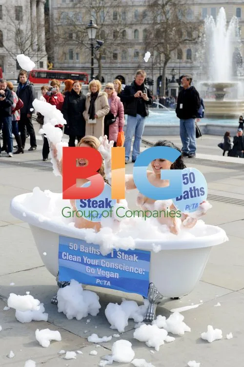 Playboy Models in Trafalgar Square