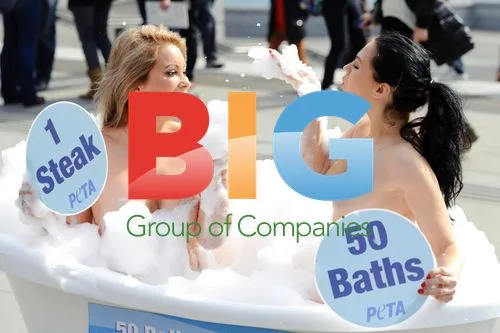 Playboy Models in Trafalgar Square