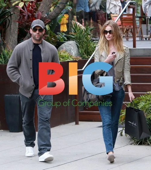 Jason Statham and Rosie Huntington-Whiteley Spotted in Malibu