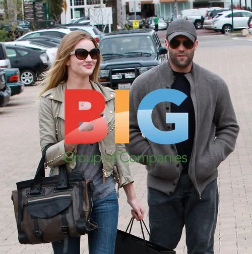 Jason Statham and Rosie Huntington-Whiteley in Malibu