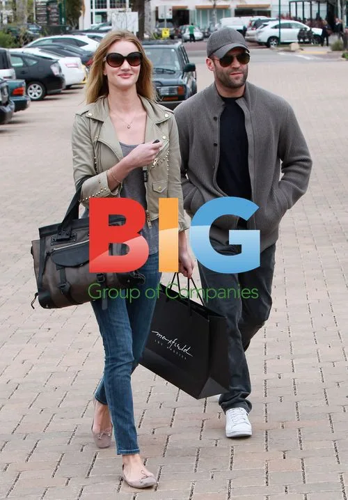 Jason Statham & Rosie Huntington-Whiteley in Malibu