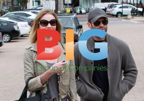 Jason Statham and Rosie Huntington-Whiteley in Malibu