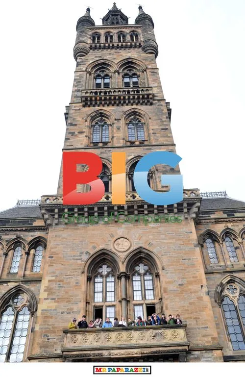 Student Protest at University Gardens in Glasgow