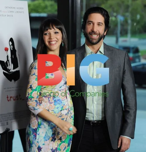 David Schwimmer and Zoe Buckman at "Trust" Premiere