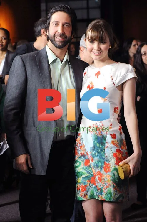 David Schwimmer and Liana Liberato at 'Trust' Premiere