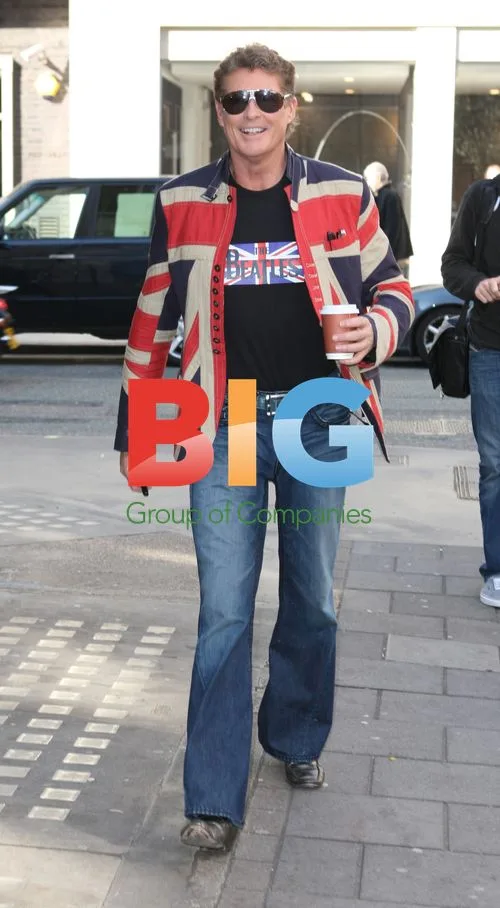 David Hasslehoff Spotted Outside Radio 1 Studios