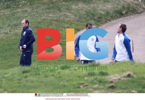 England Football Team Golfs Before Wales Match