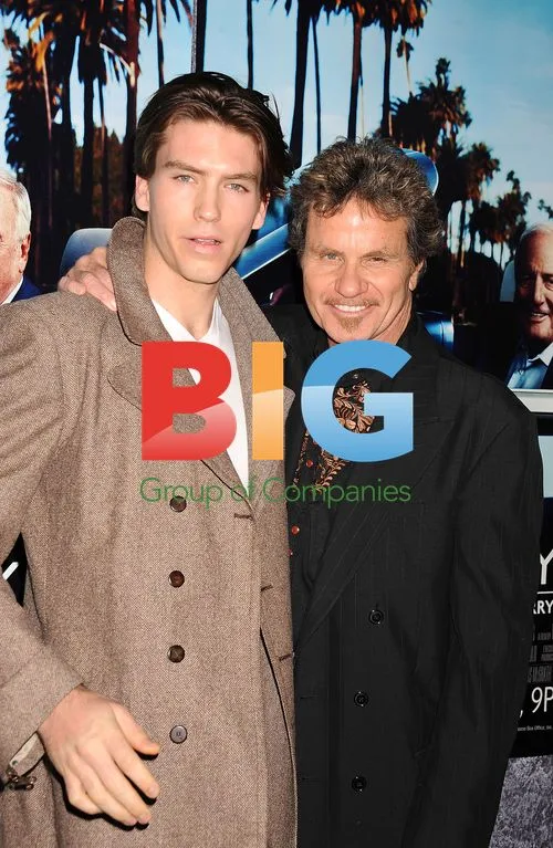 Martin Kove and son Jesse Kove at HBO's 'His Way' Premiere