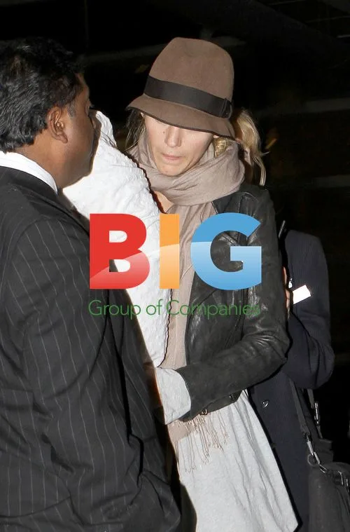 Blake Lively at LAX with Pillow