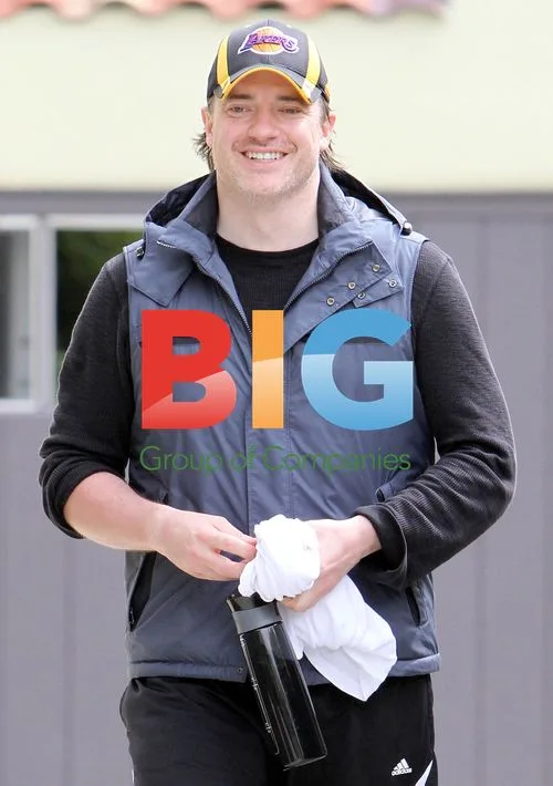 Brendan Fraser Leaves Gym After Workout