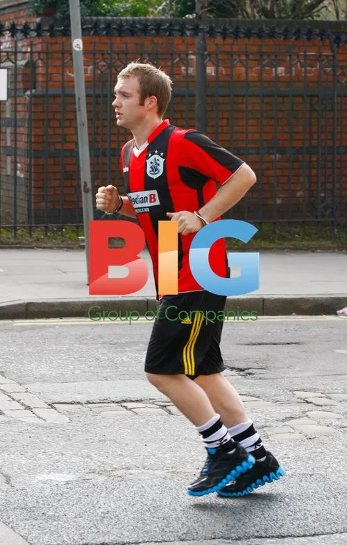 Chris Fountain on Coronation Street Set