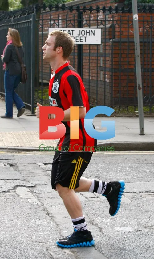 Chris Fountain on Coronation Street Set