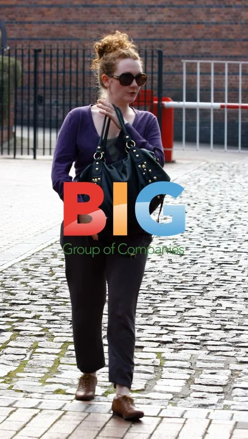 Jennie McAlpine on Coronation Street Set
