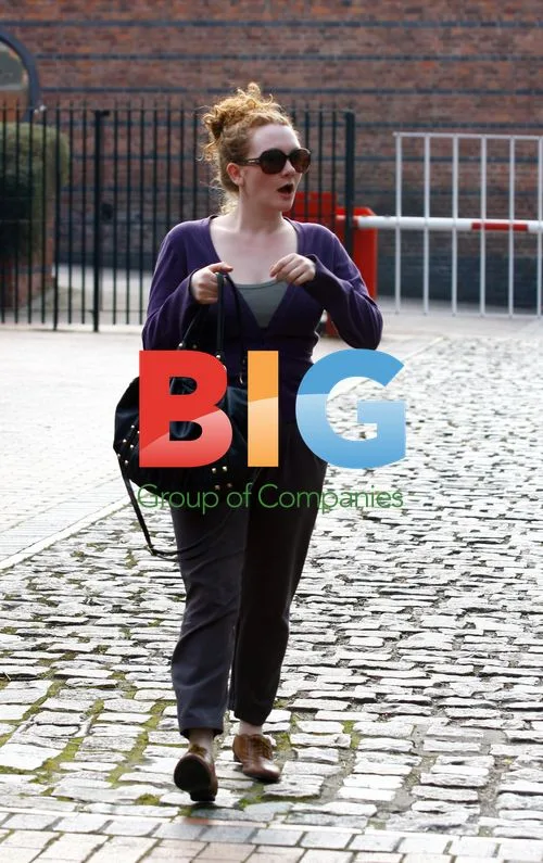 Jennie McAlpine on 'Coronation Street' Set