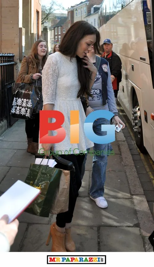 The X Factor Tour 2011 Performers Depart Bus