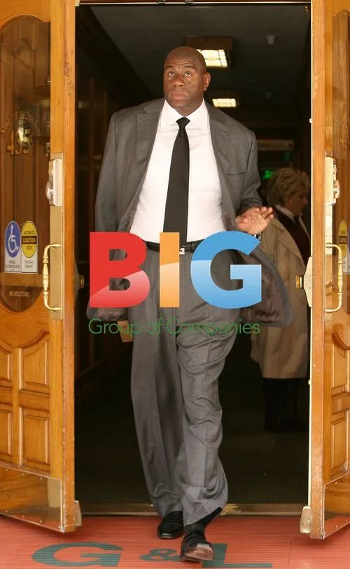 Magic Johnson Visits Doctor in Beverly Hills