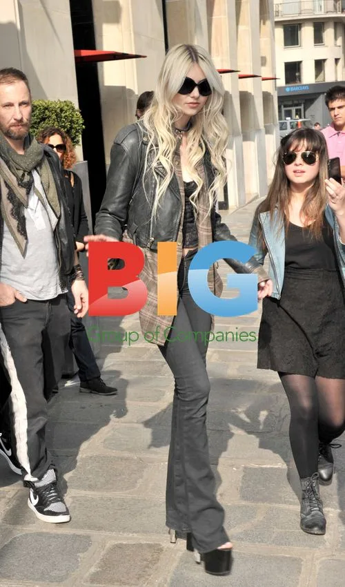 Taylor Momsen with The Pretty Reckless in Paris