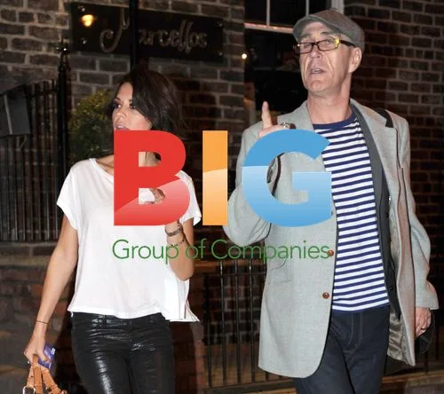 Danielle Lineker and Joe McGann after 'Calendar Girls' show