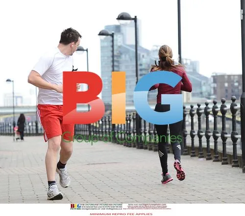 Elen Rivas on vigorous workout along embankment