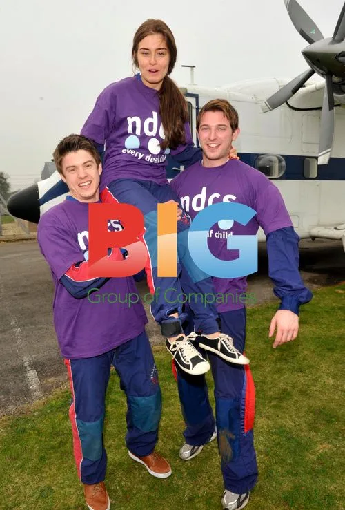 Hollyoaks stars skydive for NDCS