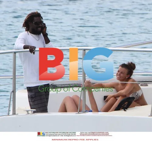 Coleen Rooney on Caribbean Vacation